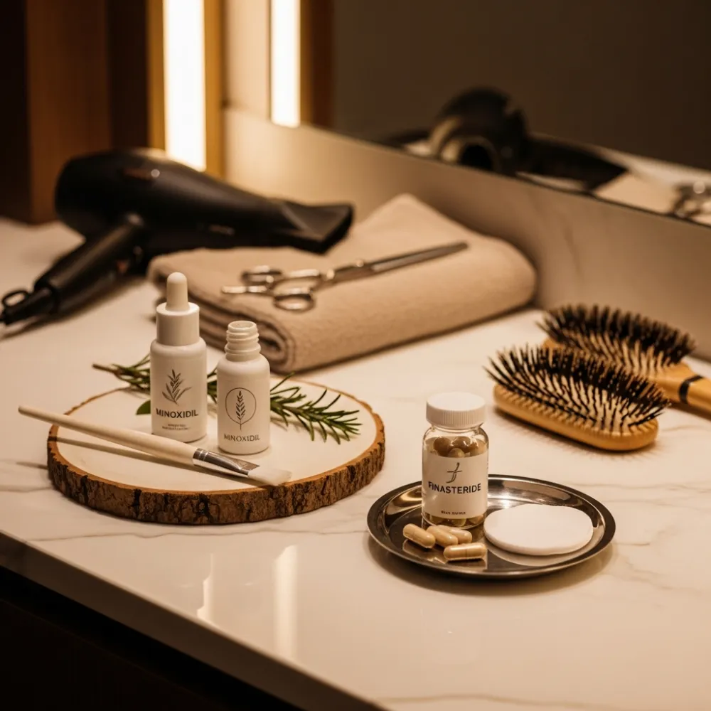 Tratamientos con Minoxidil vs Finasteride
